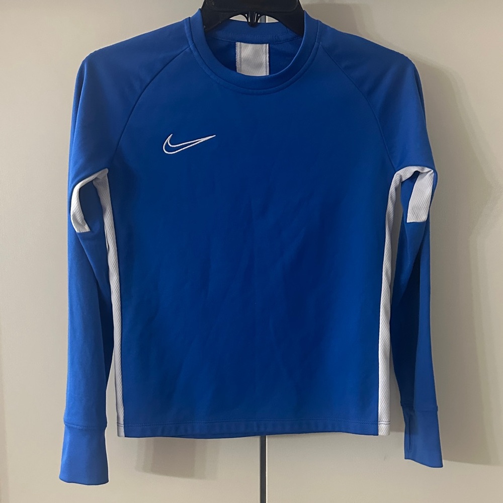 Nike DriFit Royal Blue Long Sleeve    Youth Small